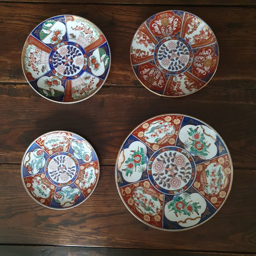 4x Imari Gold Borden