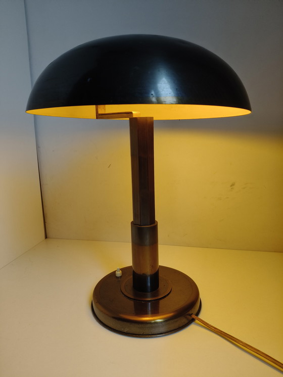 Image 1 of Bauhaus Art Deco Messing tafellamp 