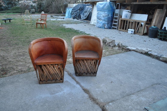 Mexican Dining Chair by Wim Rietveld, Set of 2 – Rietveld (Wim), Rustic (photo 6 of 8)