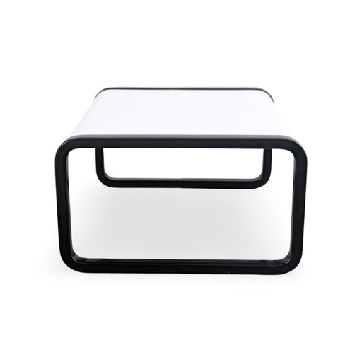 4x Original Midcentury Coffee Table Wilkhahn white black mcm
