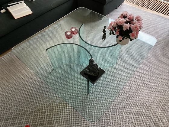 Image 1 of Tavolino da caffè in vetro Gallotti Design - In vendita