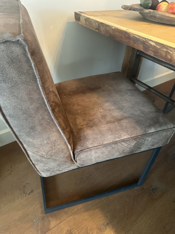 Image 1 of Zaragoza eetkamer set ( bank en 3 stoelen )