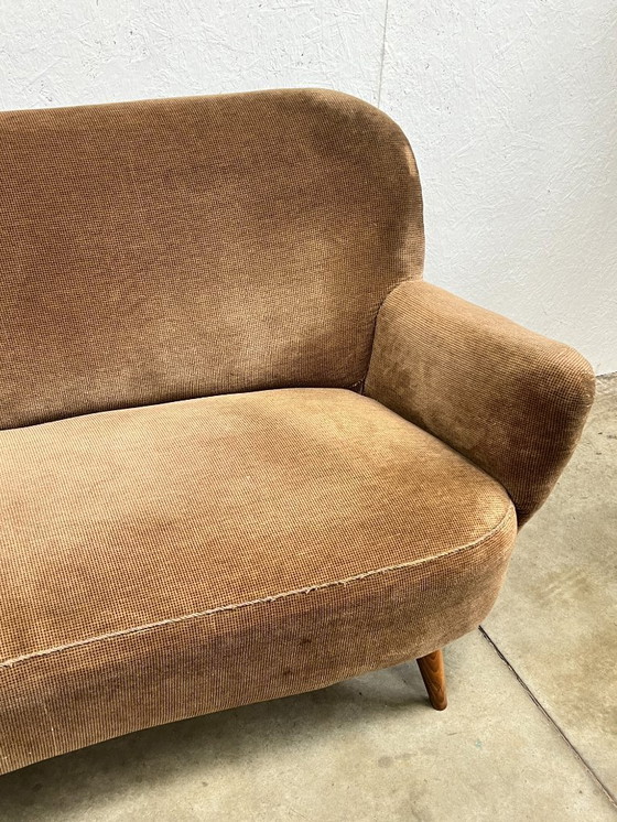 Image 1 of Ensemble vintage/milieu du siècle composé d'un canapé et de deux fauteuils, années 1970