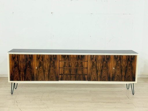 Vintage Palisander Sideboard – Mid Century Kommode – Restauriertes Longboard Unikat
