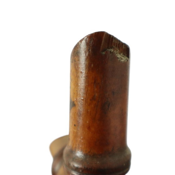 Image 1 of Miroir antique en bois et faux bambou