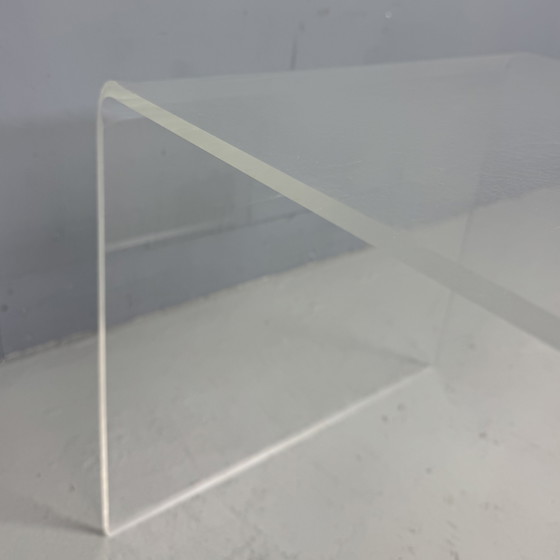 Image 1 of Vintage perspex side table