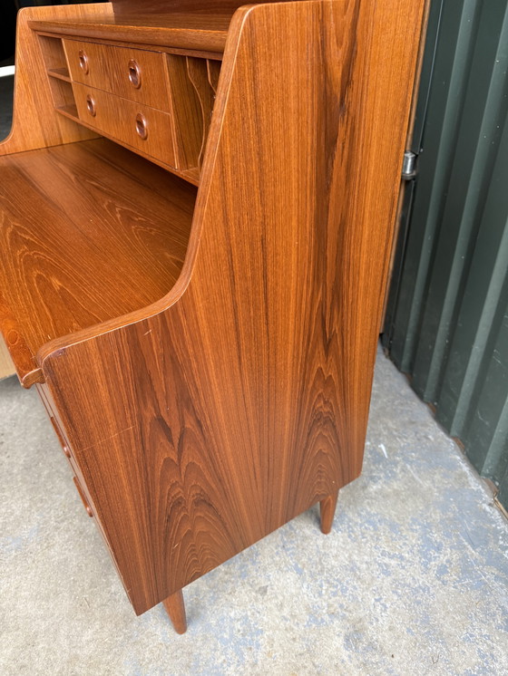 Image 1 of Vintage Musterring Möbel Secretaire Uitschuifbaar Blad