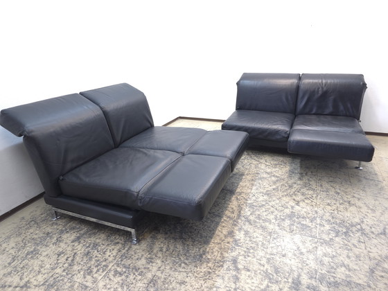 Image 1 of Brühl Moule conjunto sofá de diseño sofá de cuero sofá función relax sofá