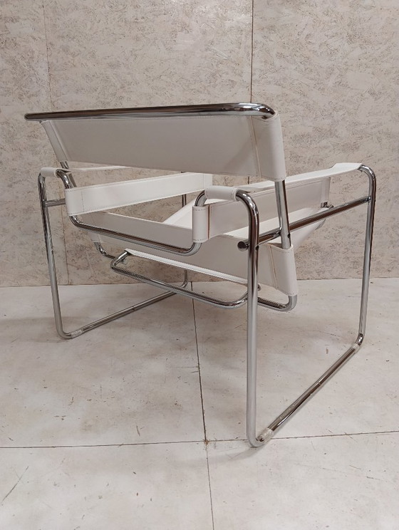 KNOLL Studio Poltrona WASSILY B3 NUOVA, in Cuoio Bianco – Poltrone, Leather (photo 47 of 83)
