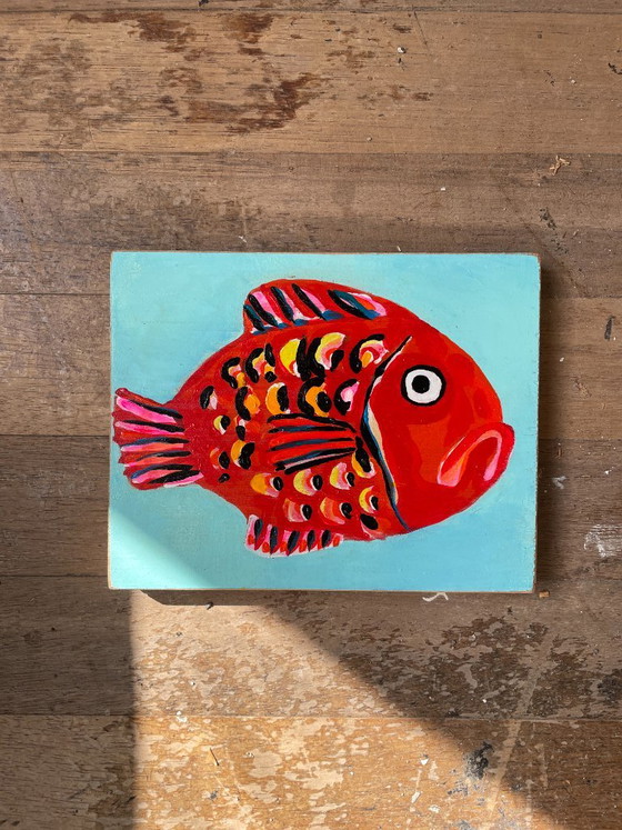 Painting of a fish on wood – Paintings & Drawings (photo 3 of 7)