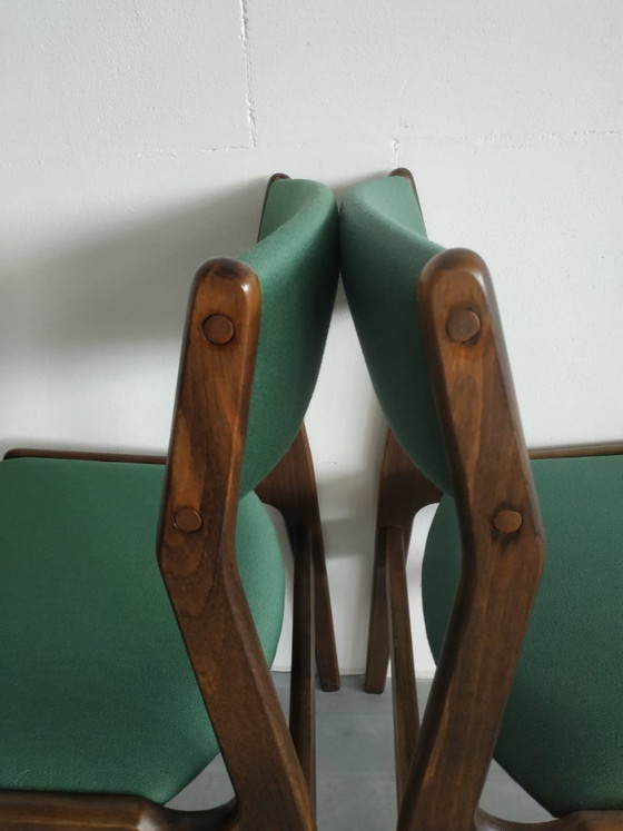 Image 1 of Chaises de salle à manger vintage danoises en teck des années 1960 (style Erik Buch)