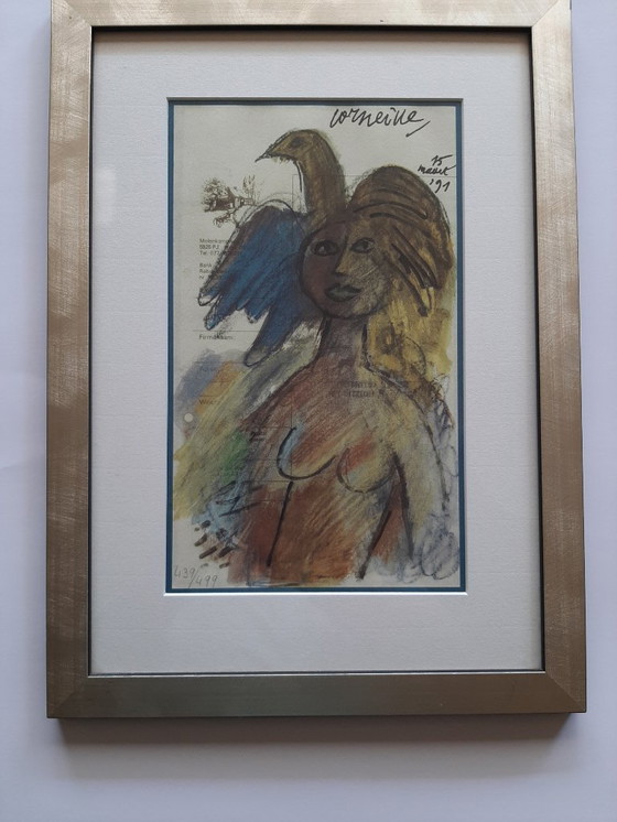 Image 1 of Corneille - Serigrafía. Título, "La Femme et l'oiseau de Maastricht".
