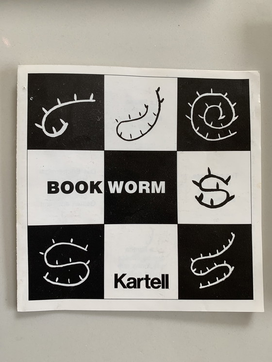 Image 1 of Kartell Bookworm wall shelf purple/blue