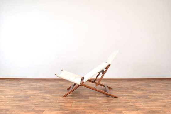 Image 1 of Mid-Century Danish Easy Chair / Lounger by Lauge Vestergaard for Cado, 1960s.