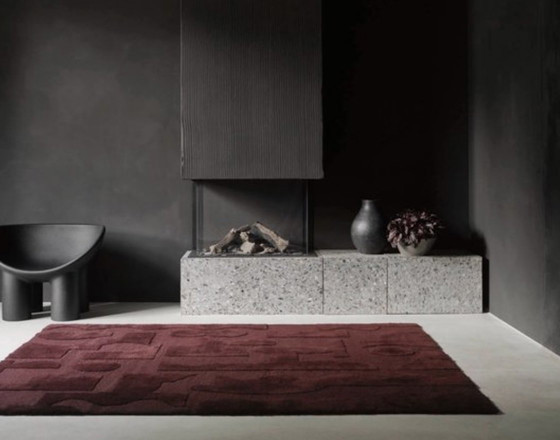 Image 1 of Tappeto murale Twinset Brink en Campman Burgundy