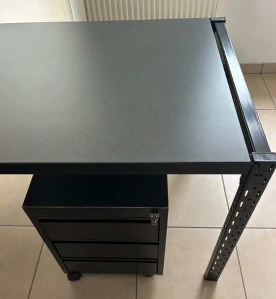 Speed Rack Schreibtisch-Set – Wood, Iron (photo 4 of 12)