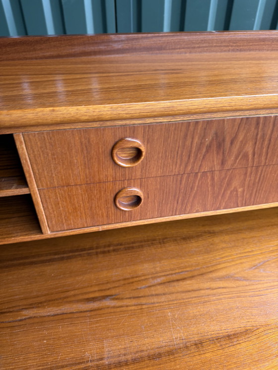 Image 1 of Vintage Musterring Möbel Secretaire Uitschuifbaar Blad