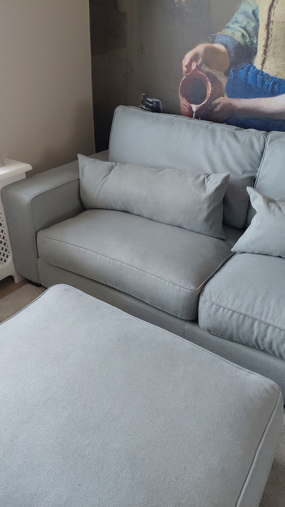 Image 1 of Lounge sofa with hocker