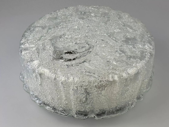 Image 1 of 60er 70er Jahre Deckenlampe Glashütte Limburg Germany Plafoniere Space Age