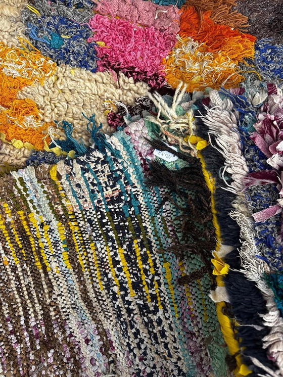 Image 1 of Moroccan Vintage Beni ourain Wool Rug 80x180 cm, Berber Moroccan Carpet