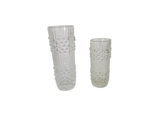 SKLO Union - Candle Wax glass - designer Frantisek Peceny Hermanova Hut - 1970's