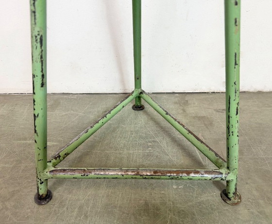 Image 1 of Green Industrial Workshop Stool, 1960s