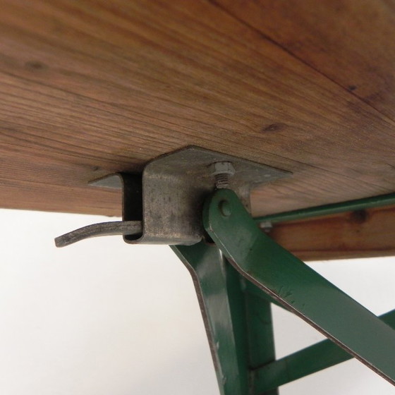 Image 1 of Folding bench, folding bench for terrace, 216 cm long, 1960s