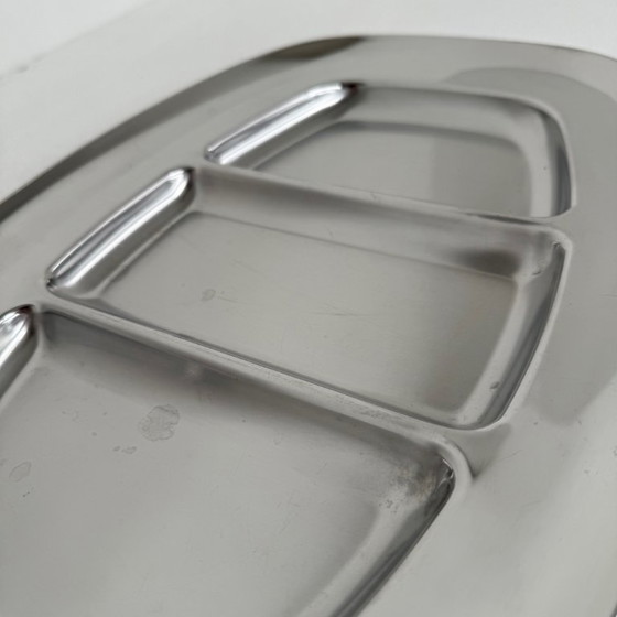 Image 1 of Alessi RVS 3-vaks serveerschaal