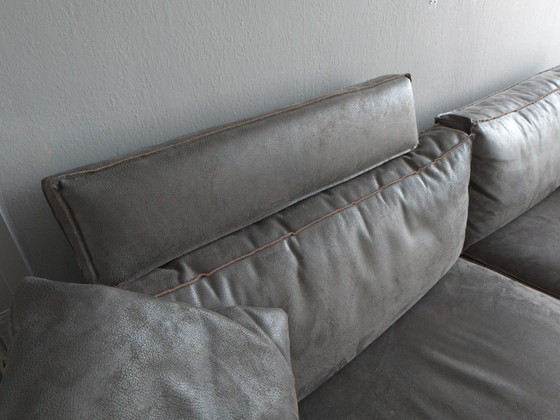 Leather Sofa – 3-5 seaters, Metal (photo 6 of 8)