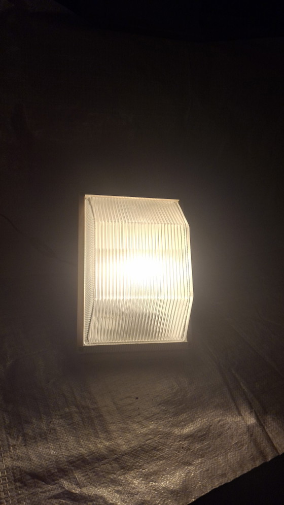 Refurbished Designer Lamp – Wall lights, Glass, Metal (photo 6 of 6)