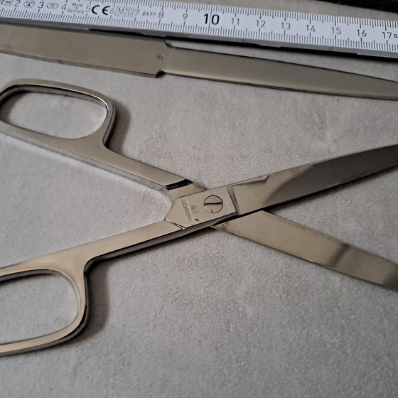 Image 1 of Set da scrivania: forbici + tagliacarte in custodia