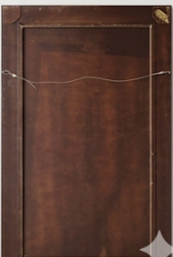 Image 1 of Monumental Full-length Mirror | Black Solid Wood | Handcrafted Faceted
