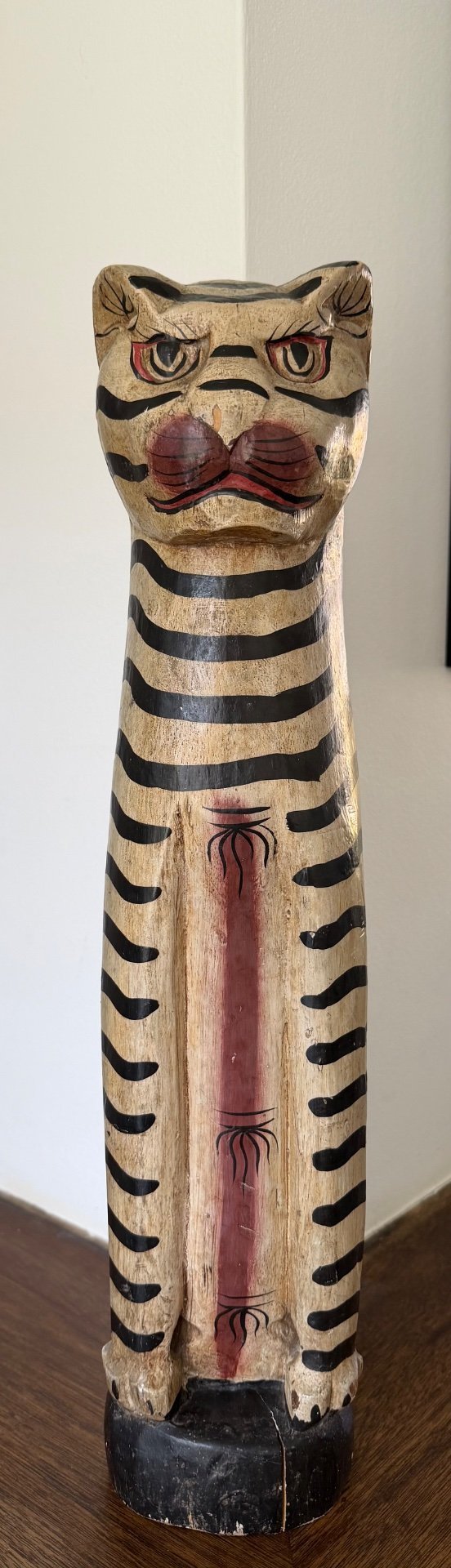 Image 1 of Vintage wooden cat