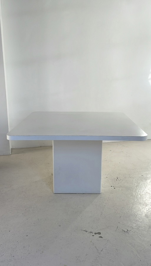 Tavolo in formica vintage anni '80 110X110