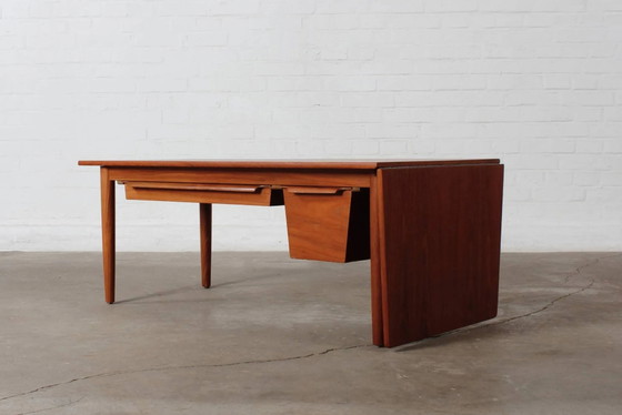 Tavolino da caffè tavolo da cucito di Arne Wahl Iversen design danese teak – Iversen (Arne Wahl) (photo 18 of 18)