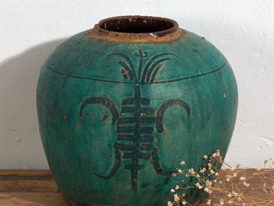 Antieke Qing-dynastie vaas (ca. 1820) #15 – Vazen, Ceramic (photo 2 of 34)