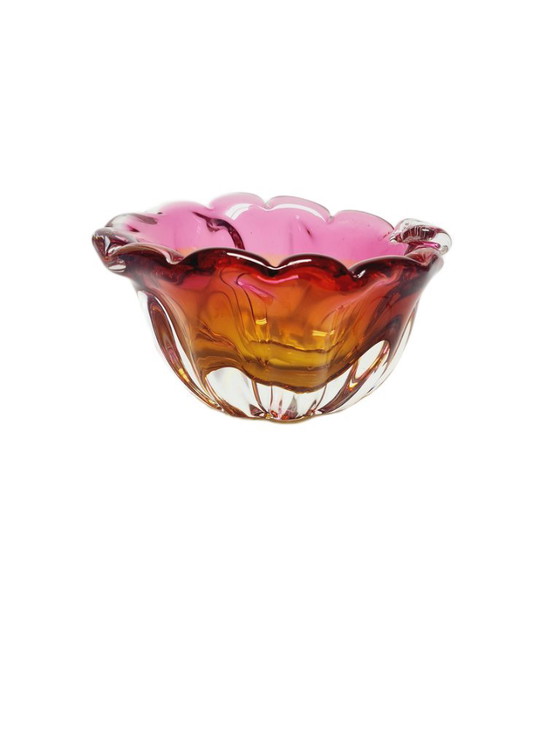 Bol décoratif de J. Hospodka pour la verrerie Chribska, Tchécoslovaquie, années 1960 – Chribska Glassworks (photo 3 of 13)