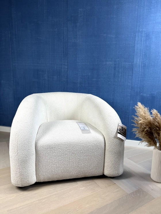 Image 1 of Riviera Maison - Poltrona Vittorio girevole, Semplicemente bianco