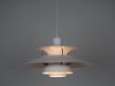 Pair of 2 PH 5 Pendant Lamps by Poul Henningsen, Louis Poulsen