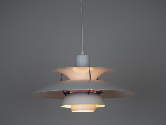 Pair of 2 PH 5 Pendant Lamps by Poul Henningsen, Louis Poulsen – Aluminium (photo 3 of 12)