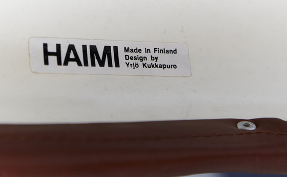 Image 1 of Yrjö Kukkapuro Karuselli Chair & Ottomane for Haimi, 1965