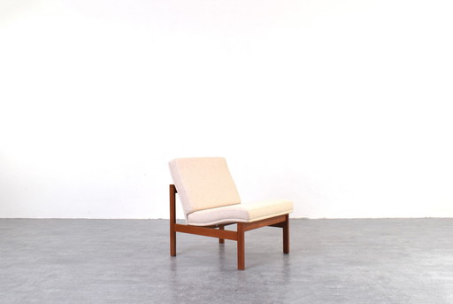 Mid Century Teak Moduline Loungestoel van Ole Gjerløv-Knudsen & Torben Lind voor France & Søn, 1960