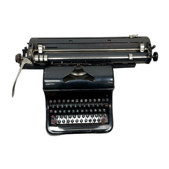 Image 1 of Antique Olympia M10 wide carriage typewriter from the 1930s/40s.