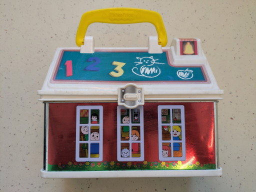 Vintage Fisher Price Little People Play 'n Go Schule aus 2008