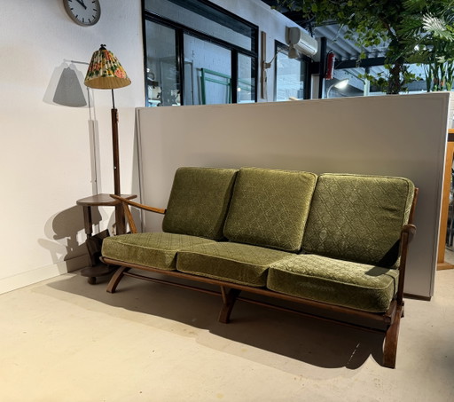 Sofá vintage estilo retro art déco – banken, Metal, Textile