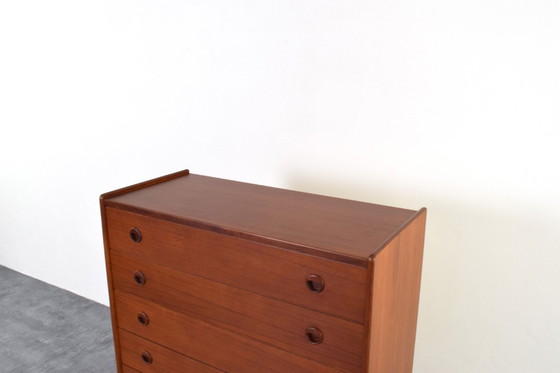 Image 1 of Mid-Century Danish Teak Chest of Drawers, 1960s.