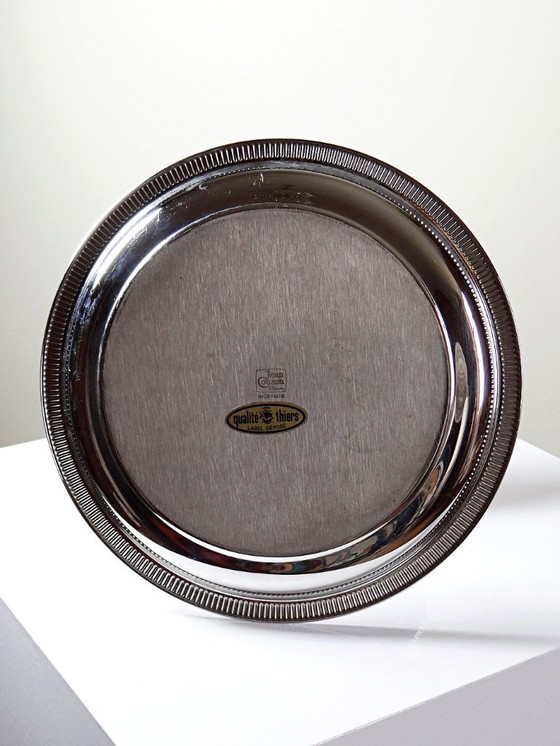 Image 1 of Présentoir serviteur muet Jean Couzon Inox vintage années 60-70.