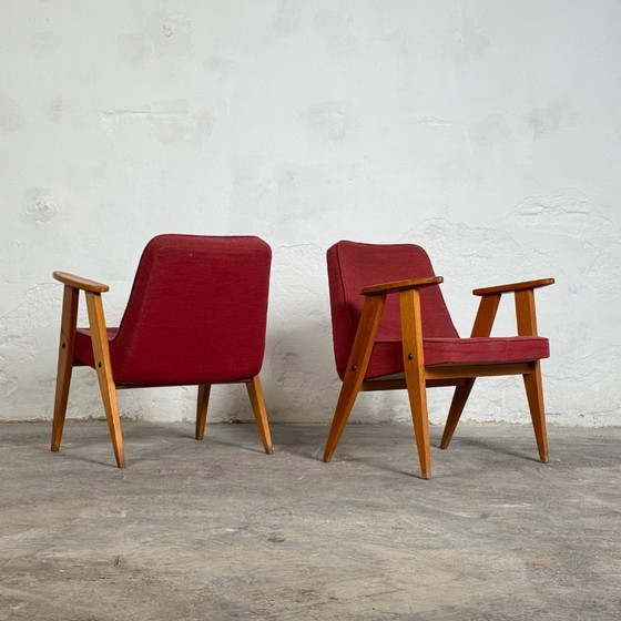 Image 1 of Coppia di poltrone Józef Chierowski tipo 366, anni '60 – Polacche di metà secolo