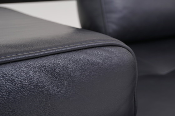 Image 1 of Divano angolare Rolf Benz Dono Couch Divano angolare Divano angolare in pelle Dono blu