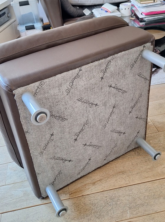 Image 1 of Chocolate brown pouf by Touché